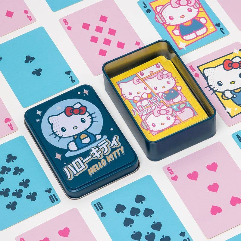 Hello Kitty Playing Cards – Official Sanrio Deck in Tin