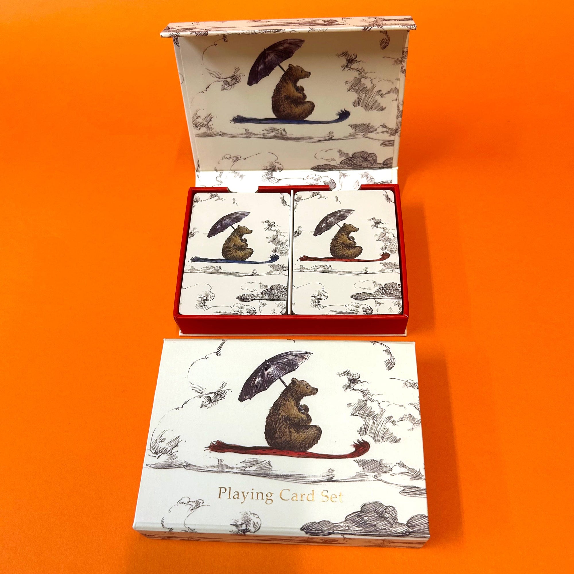 Flying Bear Luxury Double Playing Card Set