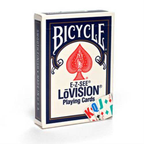 Bicycle E-Z-See Lovision Cards (Blue)