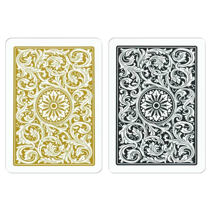 1546 Copag Elite Jumbo Index Playing Cards Bridge Size – Gold & Black Double Deck
