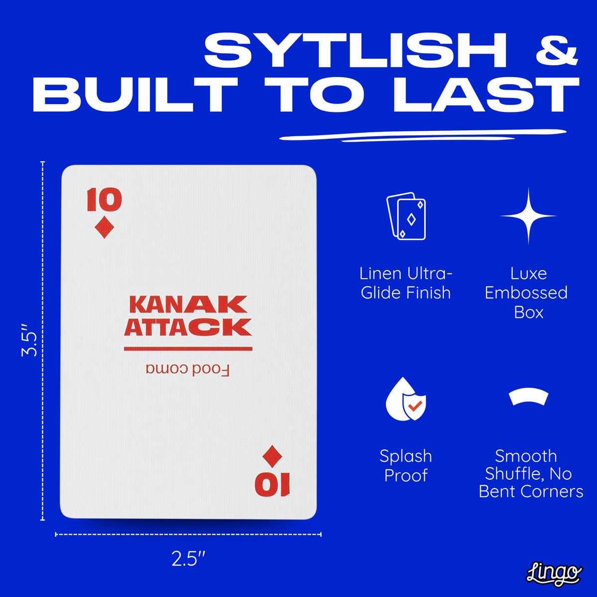Lingo Hawaiian Slang Playing Cards – 52 Hawaiian Pidgin Phrases