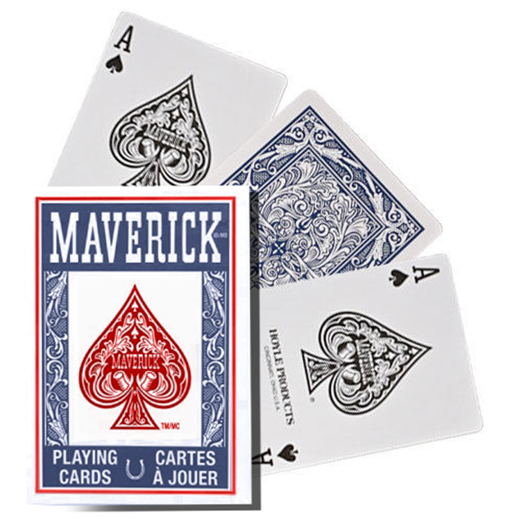 Maverick Standard Index Playing Cards (Blue)
