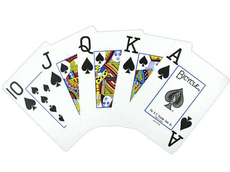 Bicycle Prestige Jumbo Index Red Playing Cards – 100% Plastic