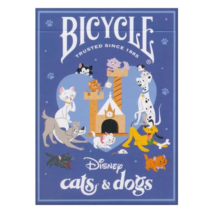 Disney Cats and Dogs Playing Cards Bicycle