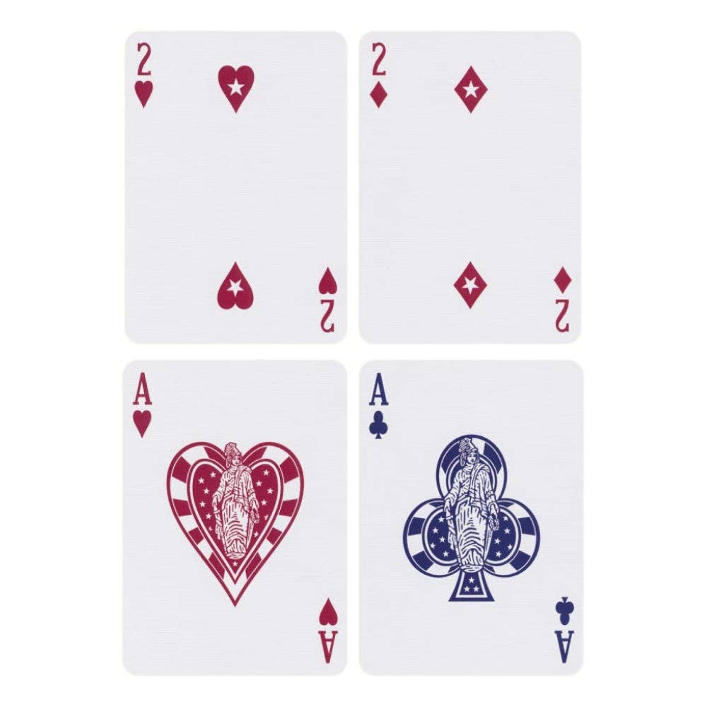 Stars and Stripes Playing Cards Bicycle