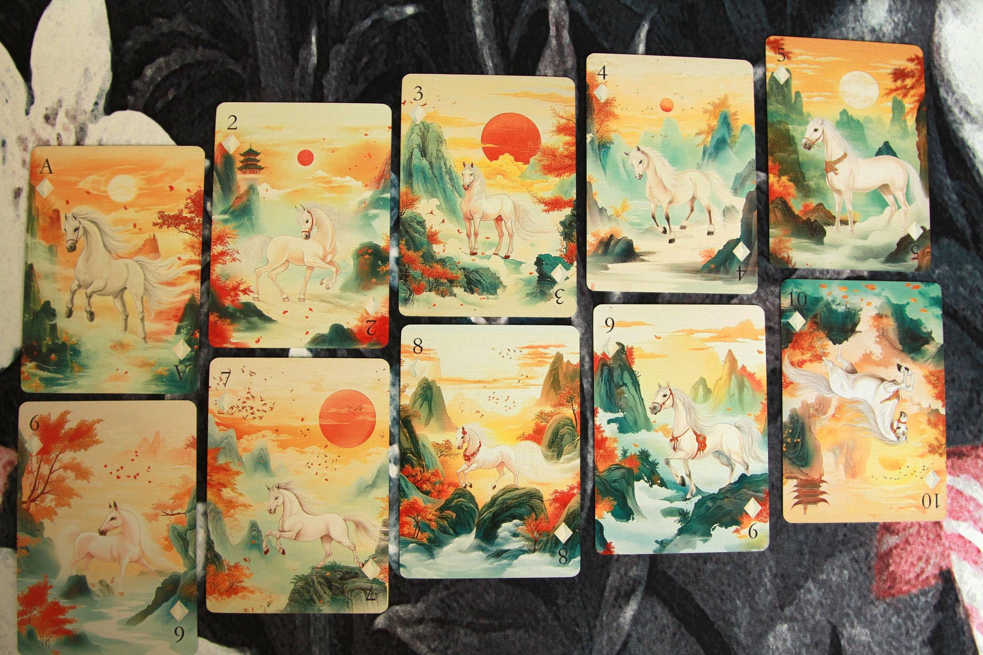 Zodiac Charms Playing Cards: Horse