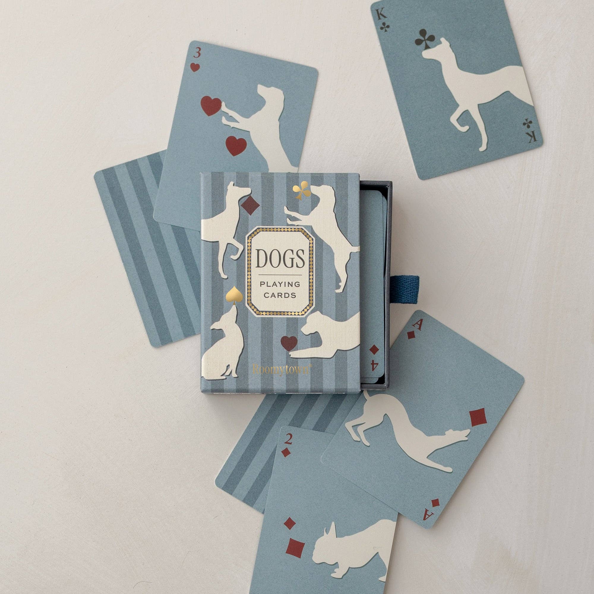 Roomytown Dogs Playing Cards – Illustrated Dog Card Deck