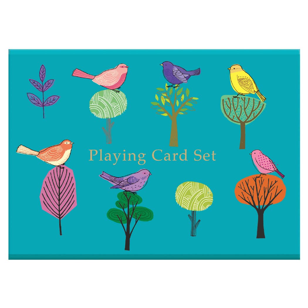 Modern Birds Luxury Playing Card Set by Roger la Borde
