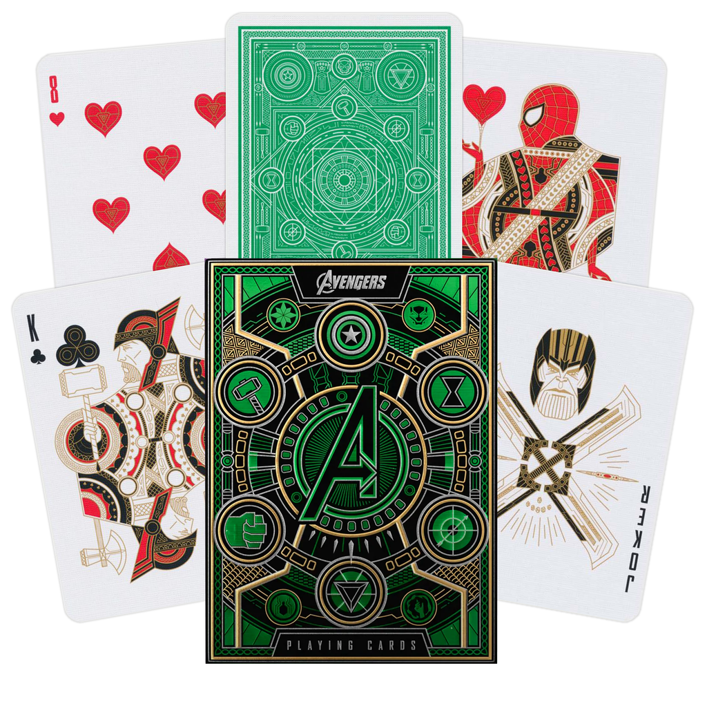 Avengers Green Edition The Infinity Saga Theory 11 Playing Cards