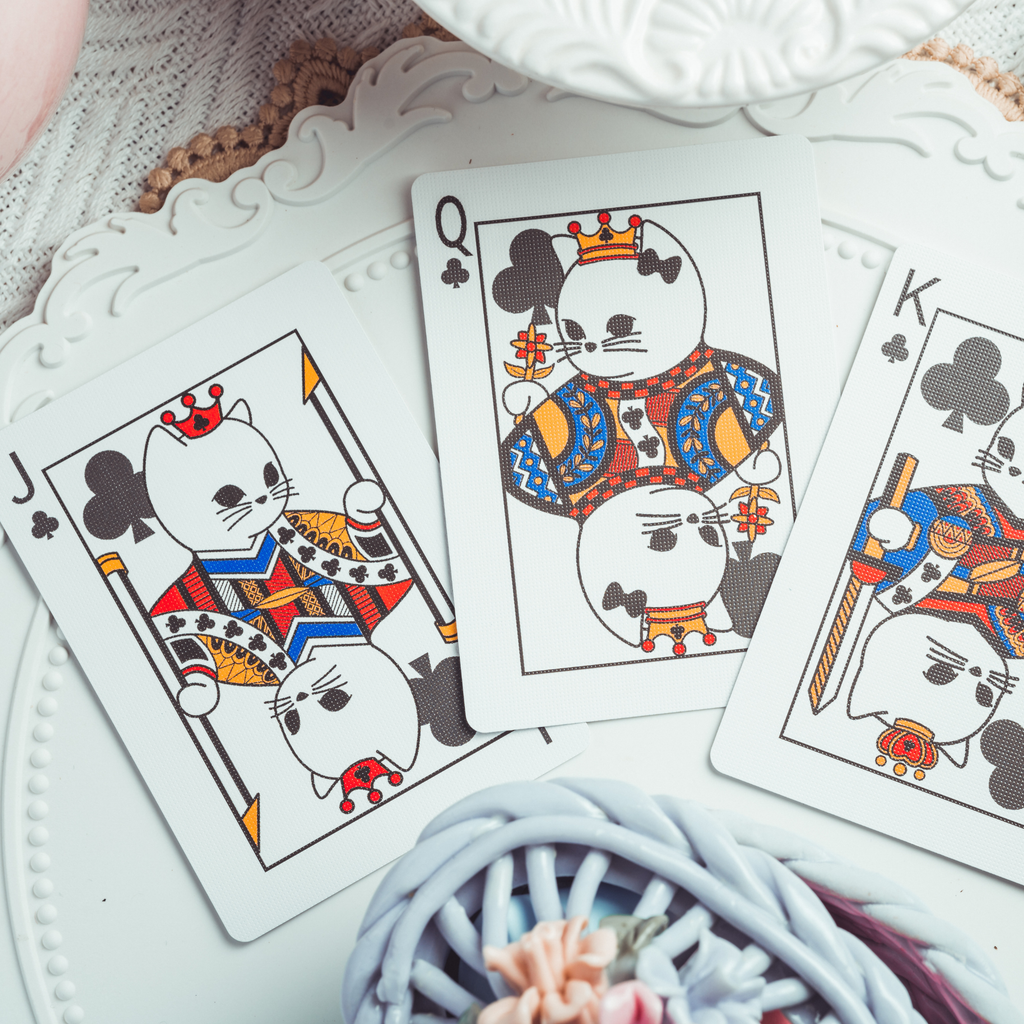 The Cat’s & Dog's Diary Playing Cards: Cat (Orange)