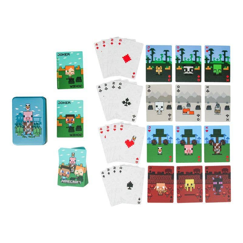 Minecraft Animals Playing Cards – Official Deck in Collectible Tin