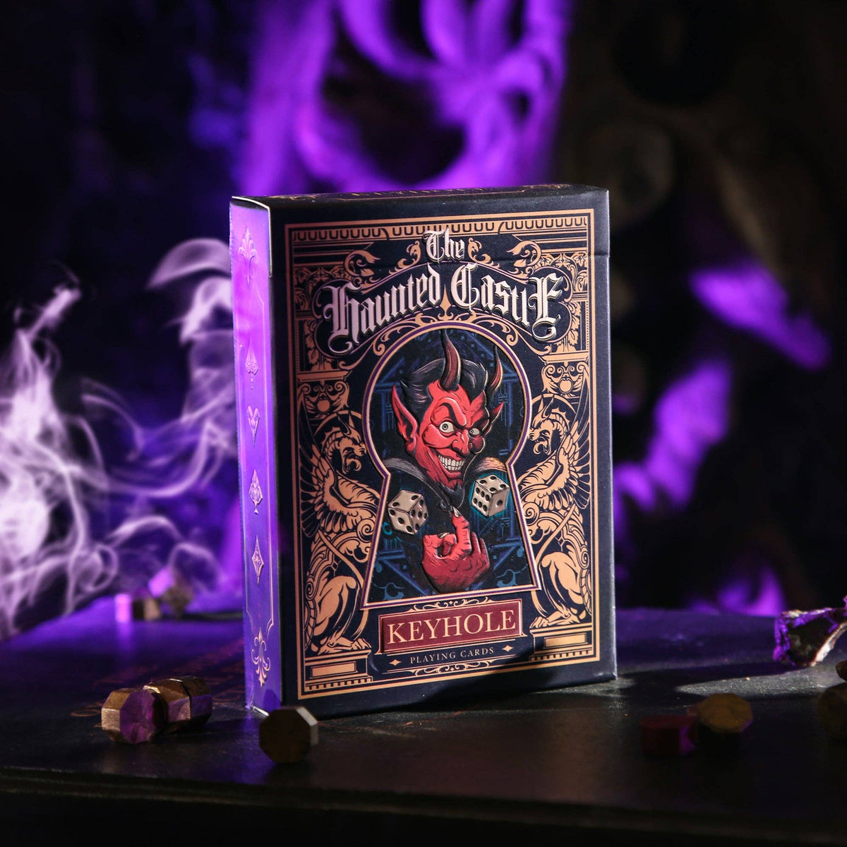 Haunted Castle Playing Cards - Silver Key Society
