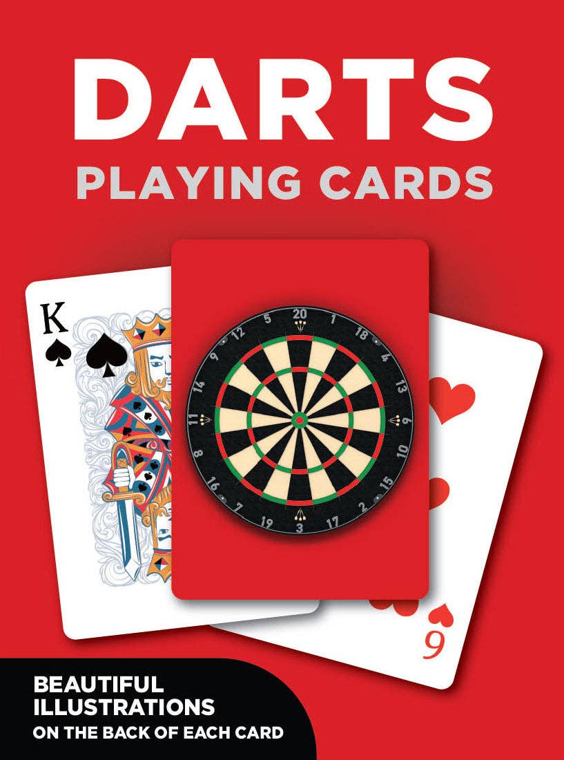 Dartboard Playing Cards by Coach House