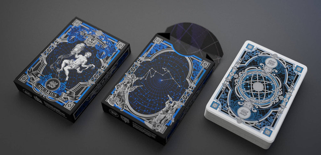 Zodiac Portents Playing Cards: Aquarius