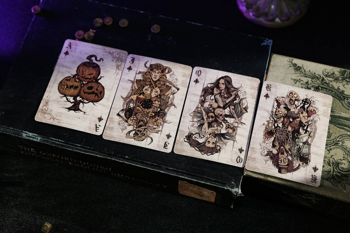 Haunted Castle Playing Cards - Silver Key Society