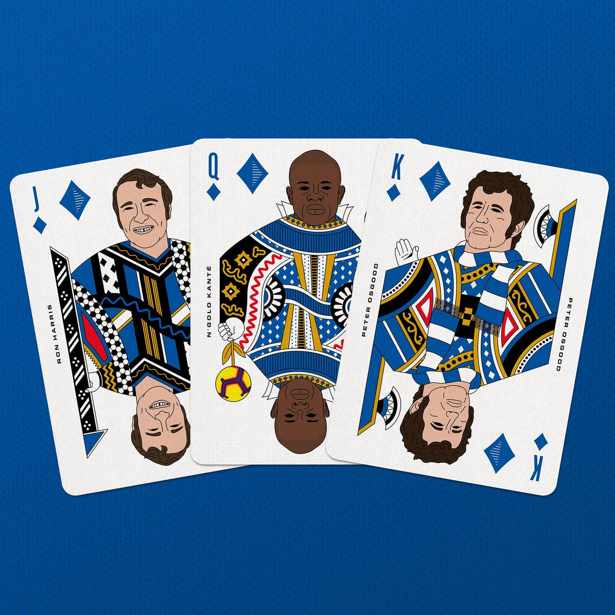 The Blues Playing Cards – Chelsea Football Legends Deck by Boot & Ball