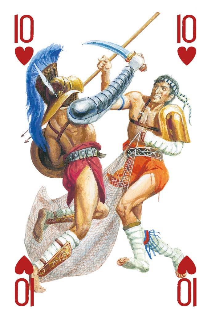 Gladiators Playing Cards – Lo Scarabeo's Tribute to Ancient Rome