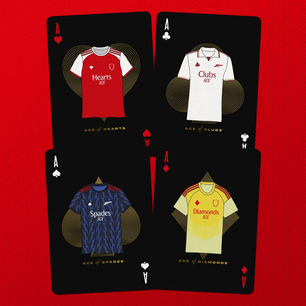 AFC Champions Playing Cards Arsenal 25/26 Limited Edition Boot & Ball