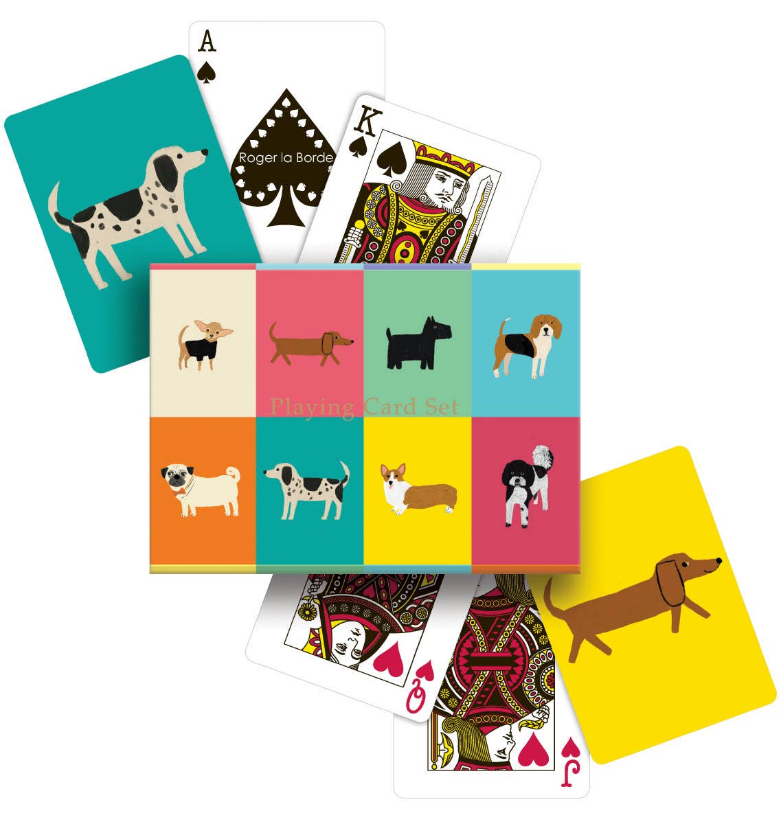 Prize Pooches Dog Playing Card Set – 2 Decks by Roger la Borde