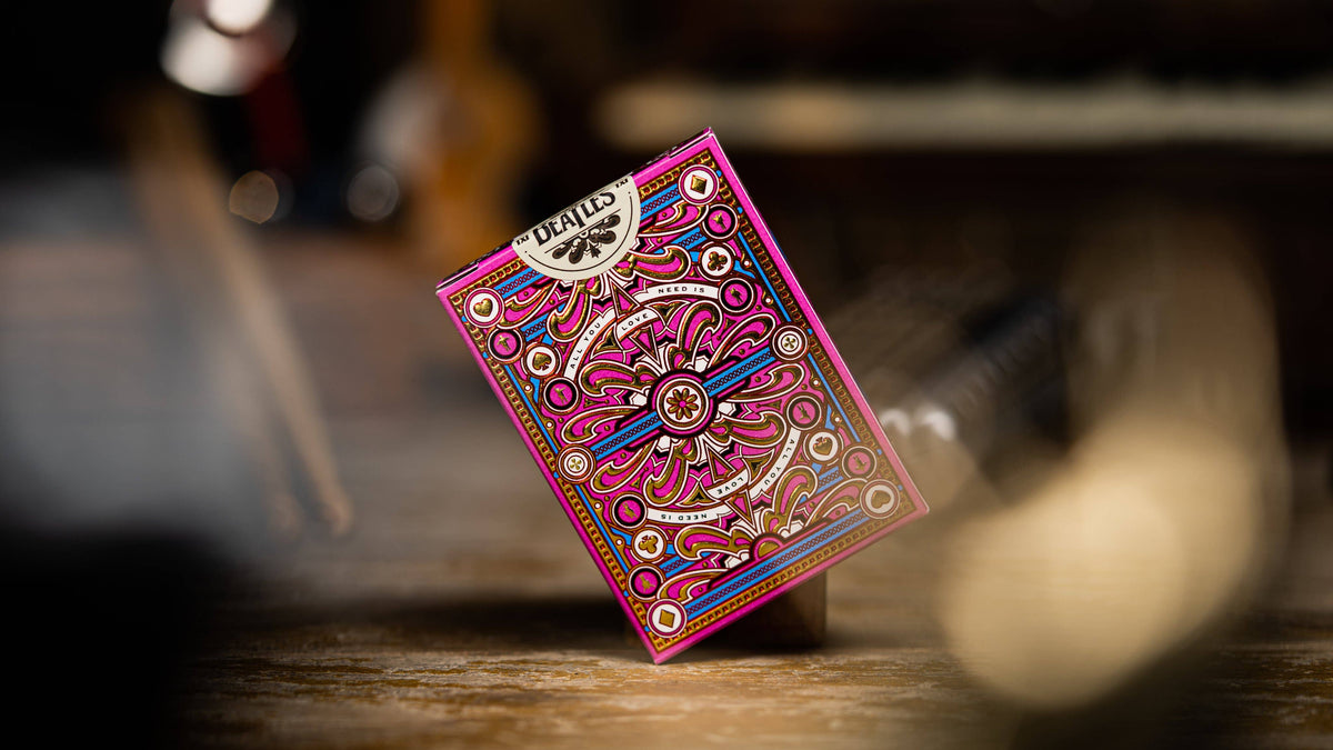 Theory11 The Beatles Playing Cards – Pink Edition