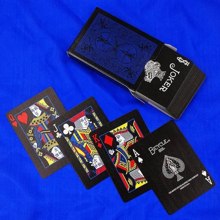 Bicycle Rider Back Reverse (Blue)