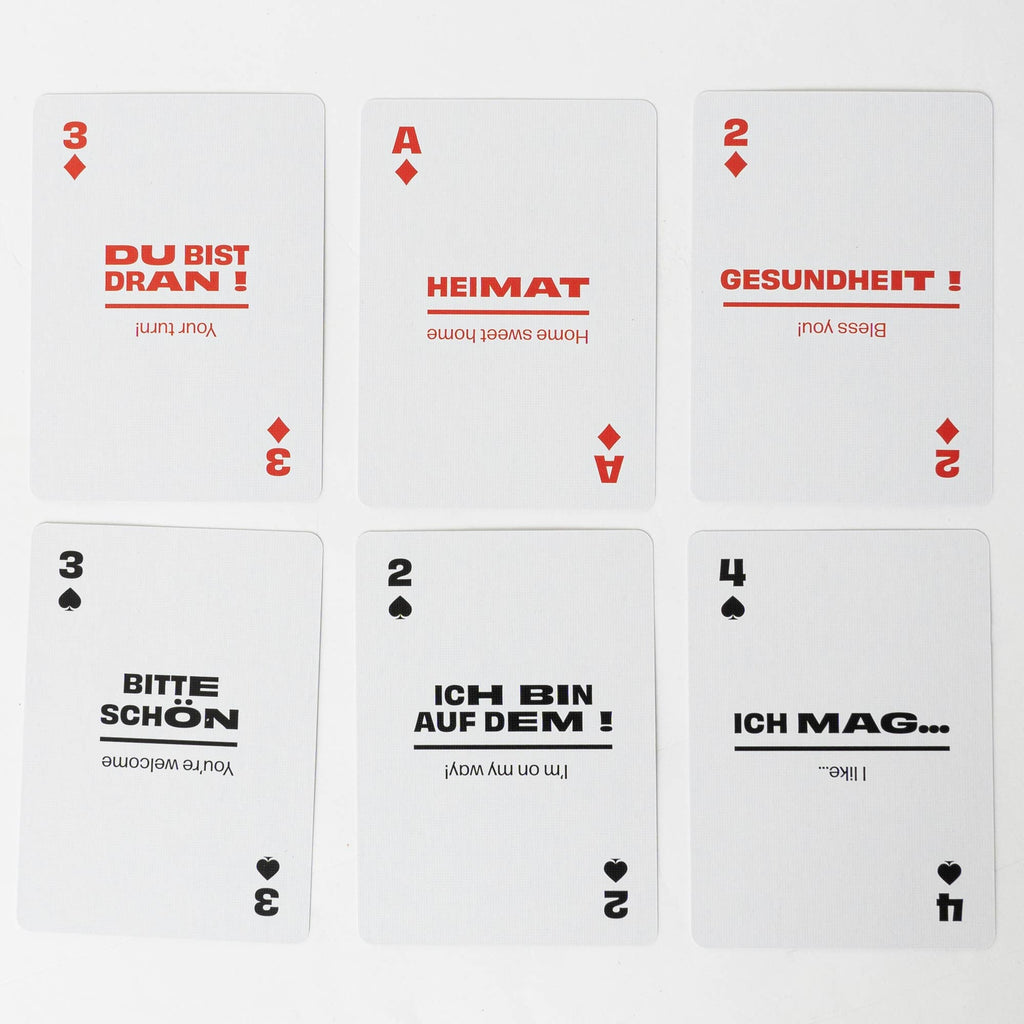 German Travel Playing Cards