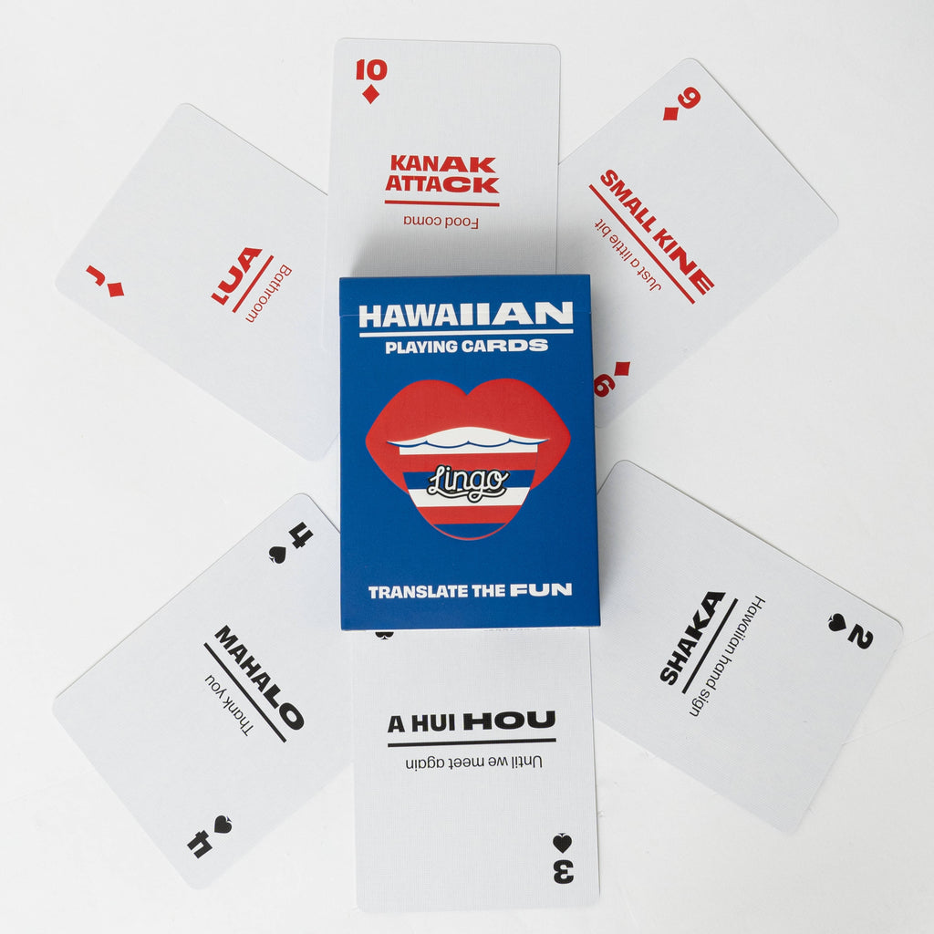 Hawaiian Lingo Playing Cards
