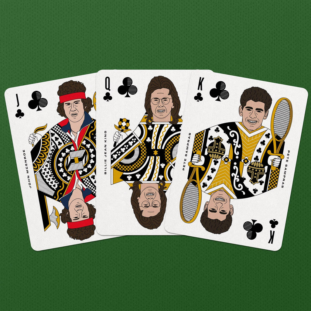 Tennis Playing Cards by Boot & Ball – Sporting Legends Deck