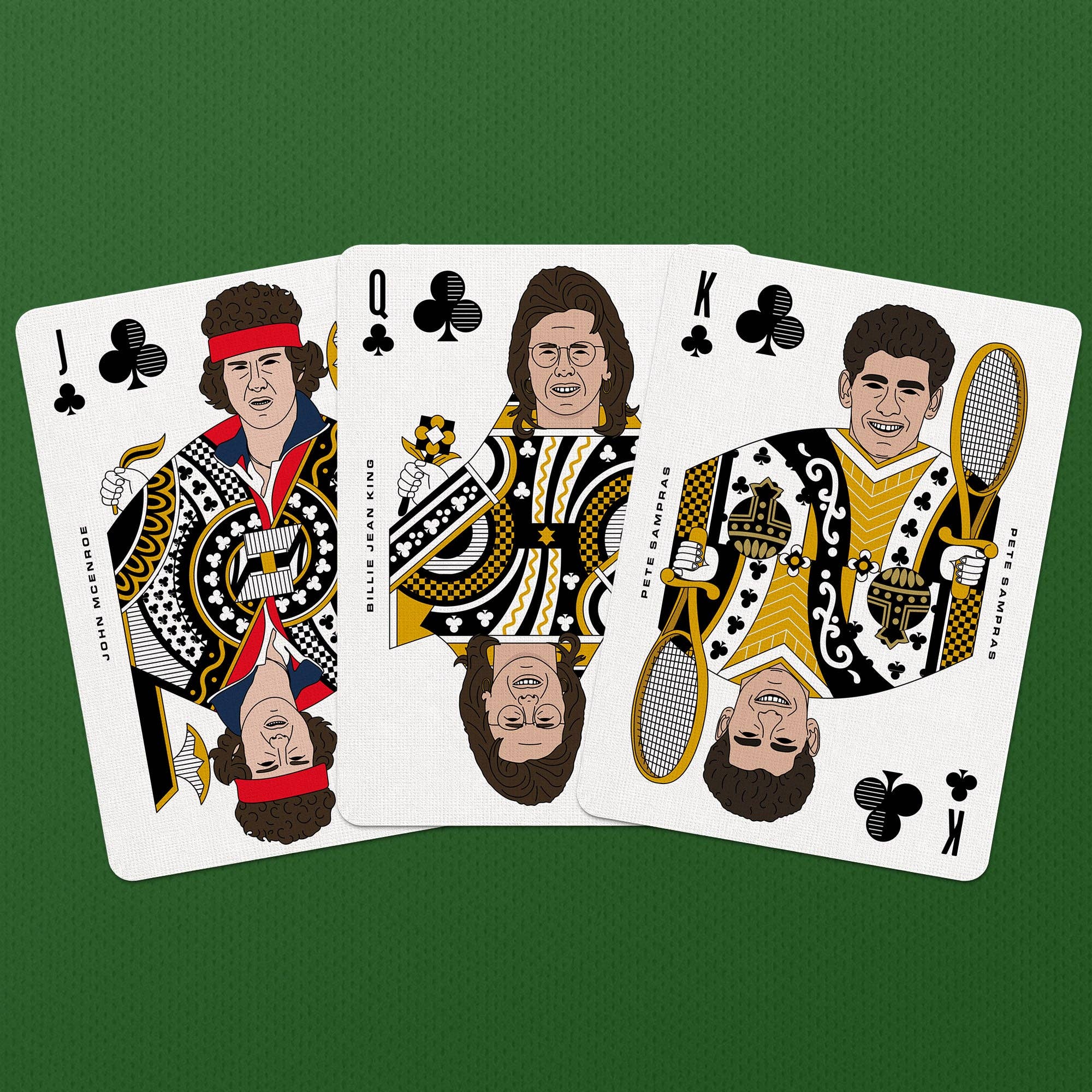 Tennis Playing Cards by Boot & Ball – Sporting Legends Deck