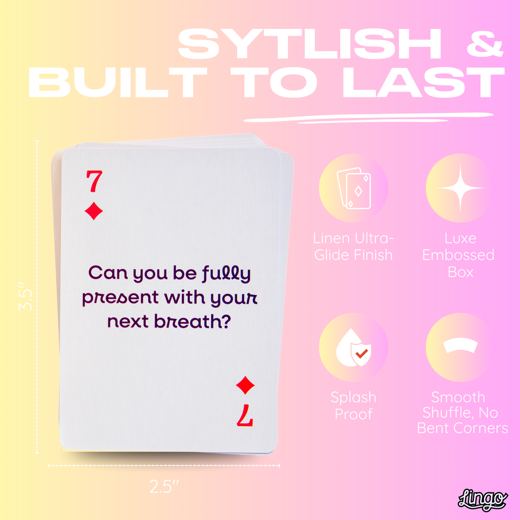 Mindfulness Lingo Playing Cards