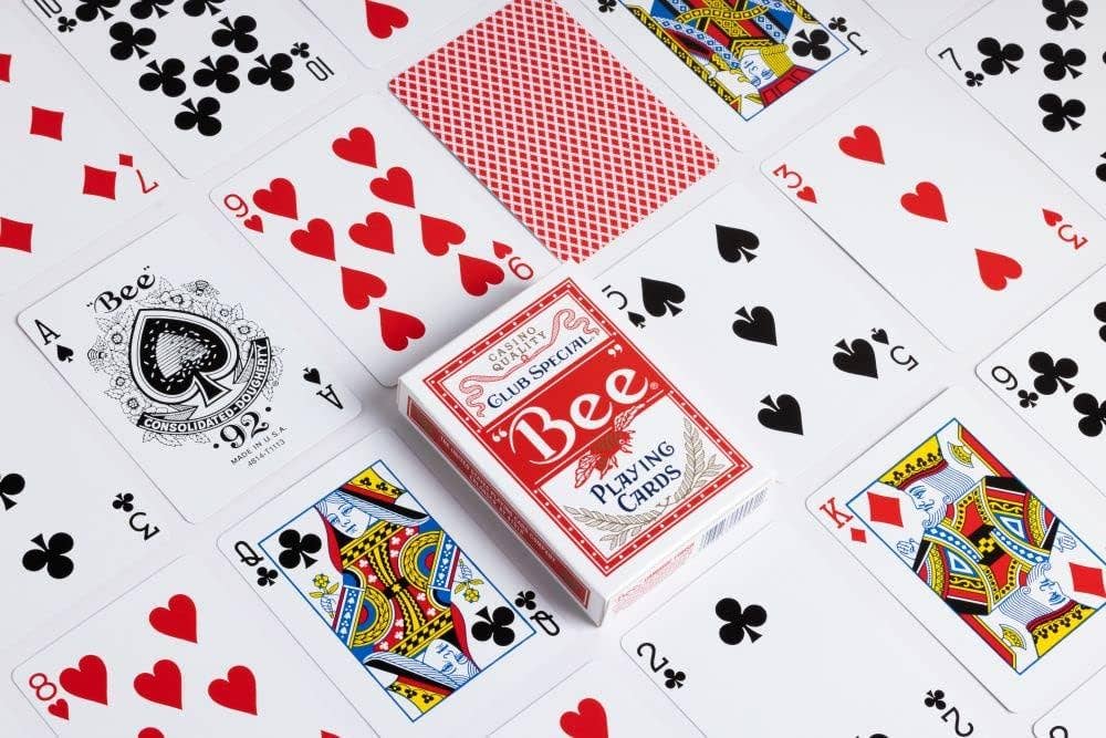 Bee Standard Poker Cards (Red)