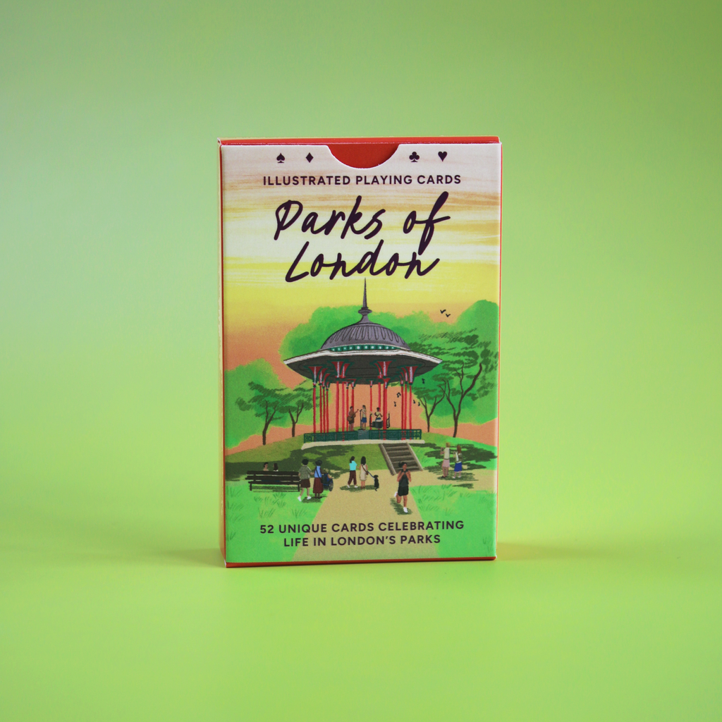 Parks of London Illustrated Playing Cards by Studio Giv