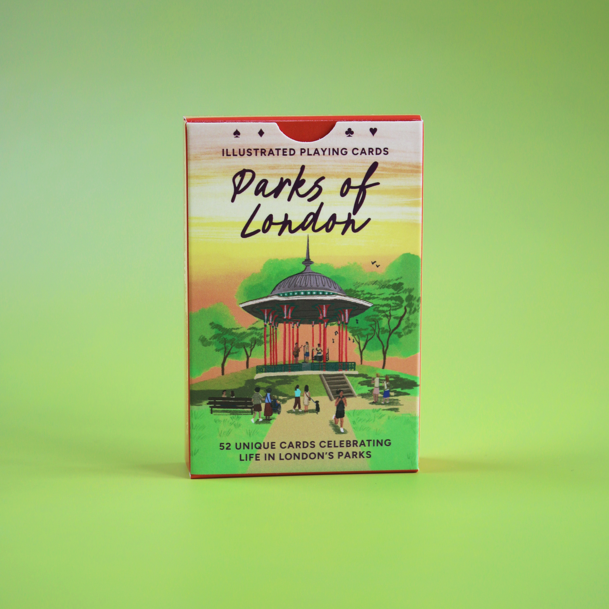Parks of London Illustrated Playing Cards by Studio Giv