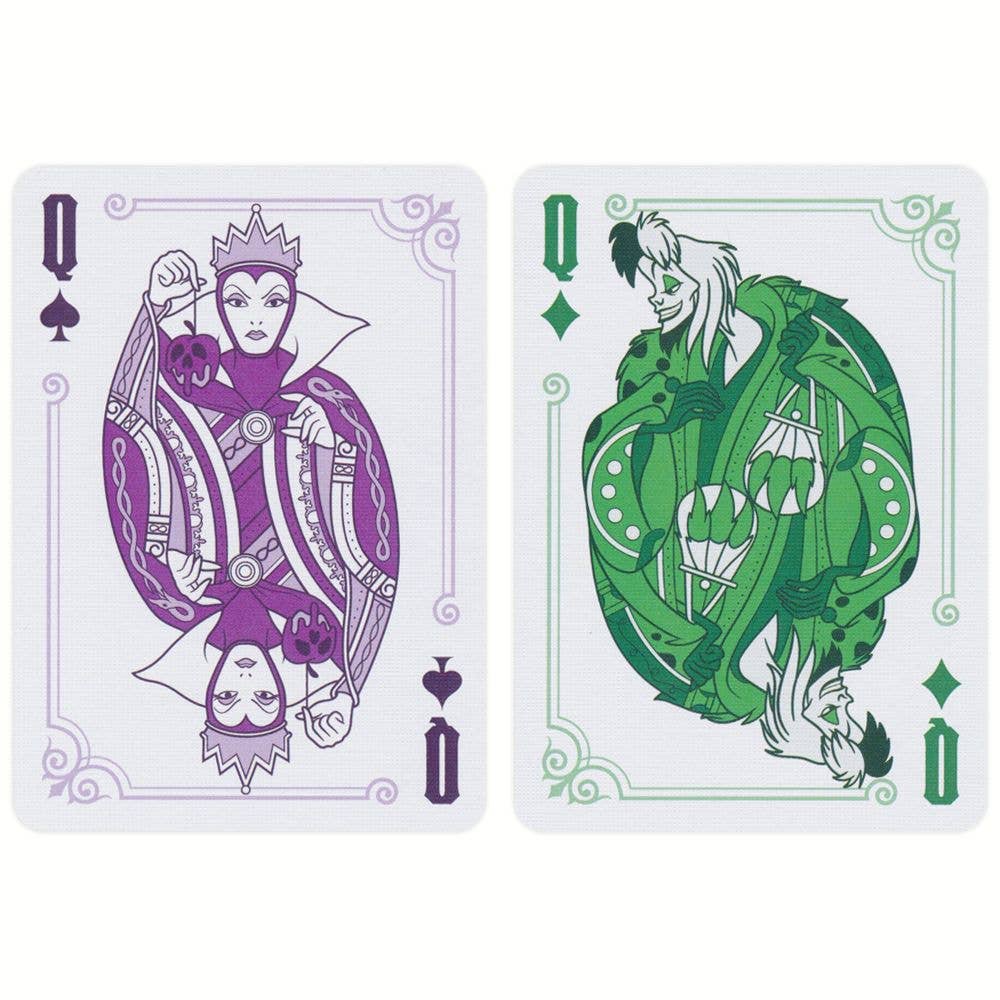 Bicycle Disney Villains Purple Playing Cards