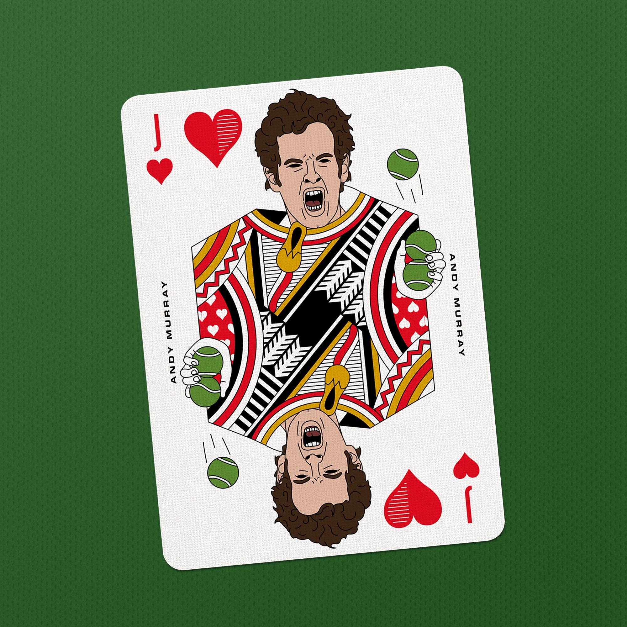 Tennis Playing Cards by Boot & Ball – Sporting Legends Deck