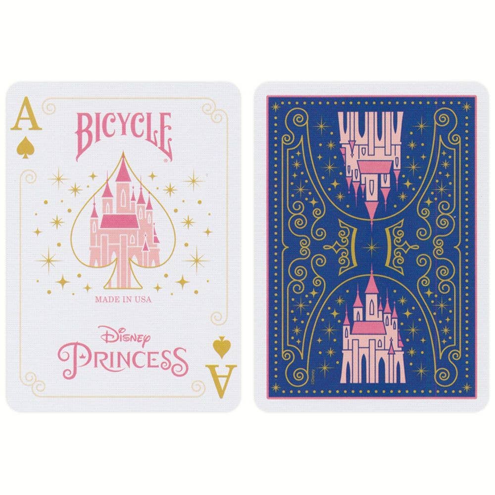 Bicycle Disney Princess Navy Cards