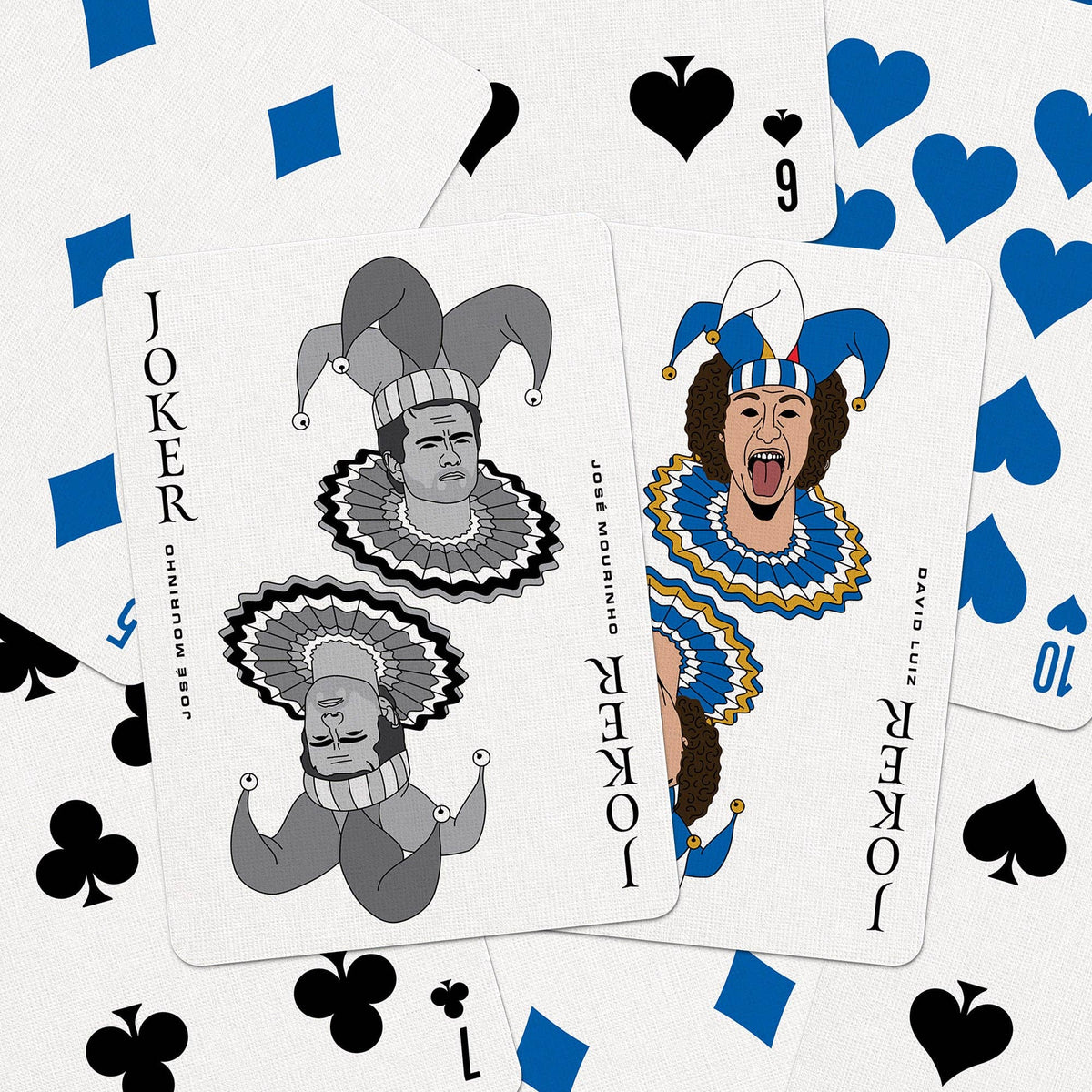 The Blues Playing Cards – Chelsea Football Legends Deck by Boot & Ball