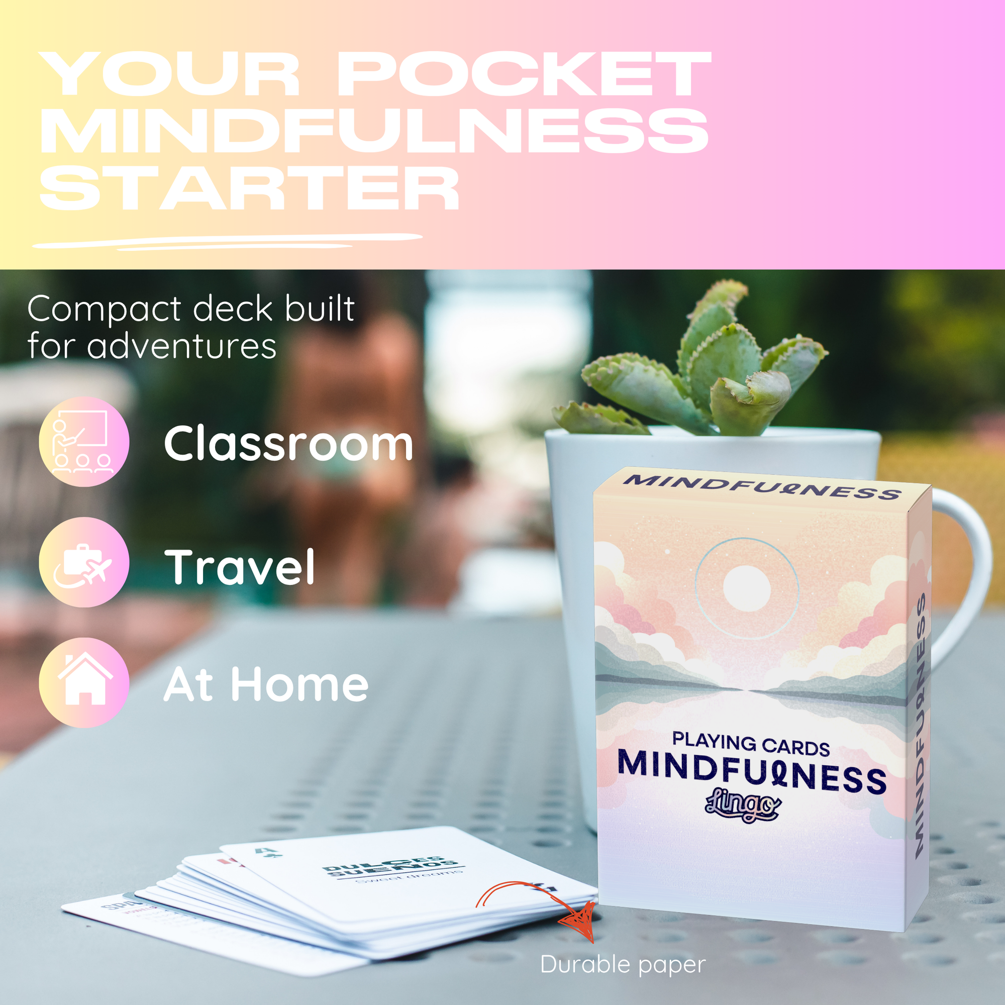 Mindfulness Lingo Playing Cards