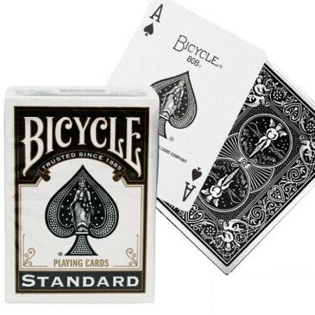Bicycle Standard Black Playing Cards – Rider Back