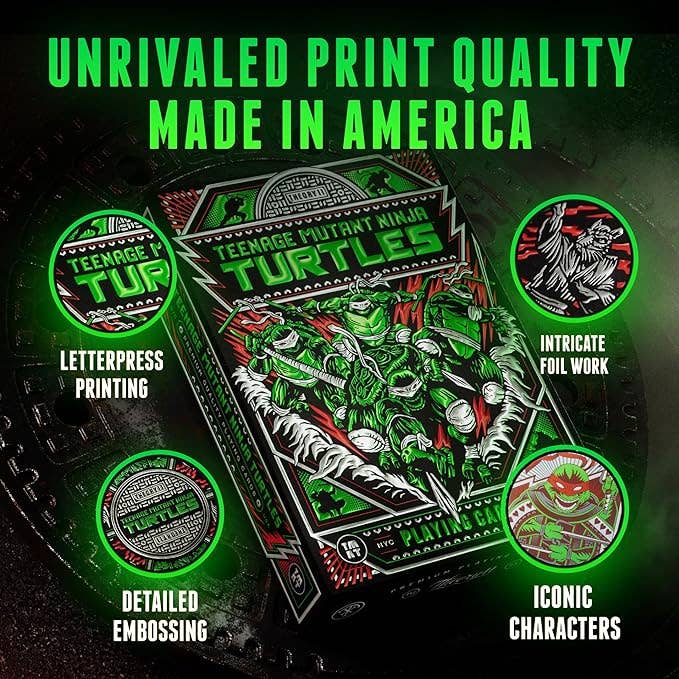 Teenage Mutant Ninja Turtles Playing Cards Theory11