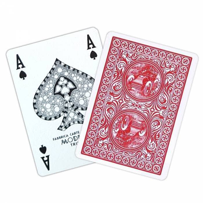 Modiano Golden Trophy Playing Cards – Red