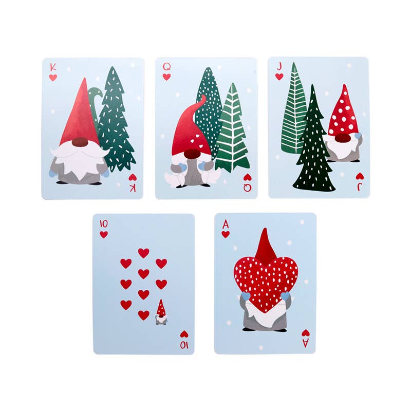 Christmas Gonk Standard Playing Card Deck