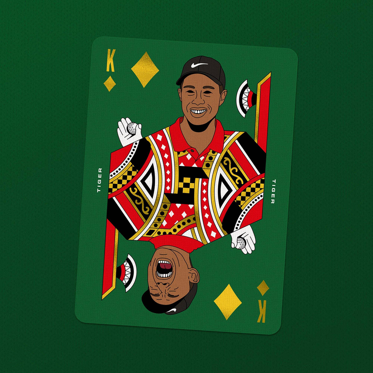 Golf Playing Cards – Gold Foil Edition by Boot & Ball