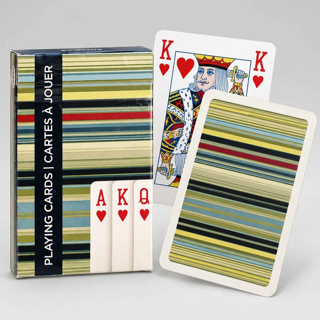Piatnik Stripes Horizontal Playing Cards – Bridge Size