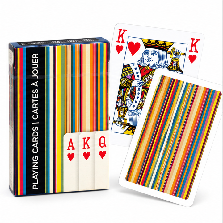 Piatnik Stripes Vertical Playing Cards – Bridge Size