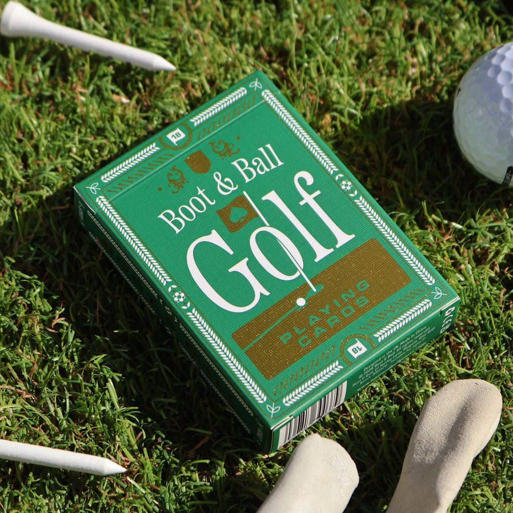 Golf Playing Cards – Gold Foil Edition by Boot & Ball