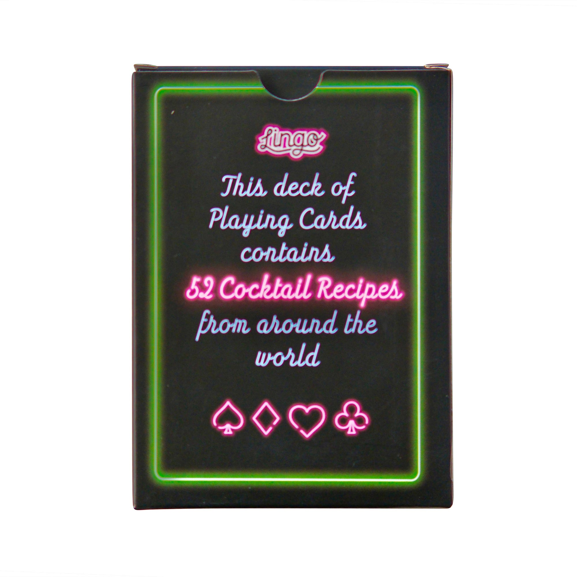 Cocktails Lingo Playing Cards 