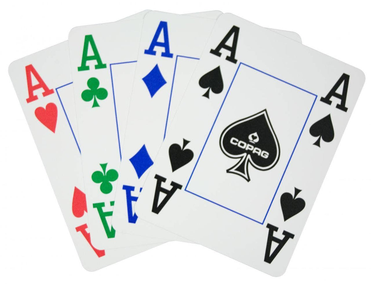 Copag 4 Colour Poker Cards (Red)