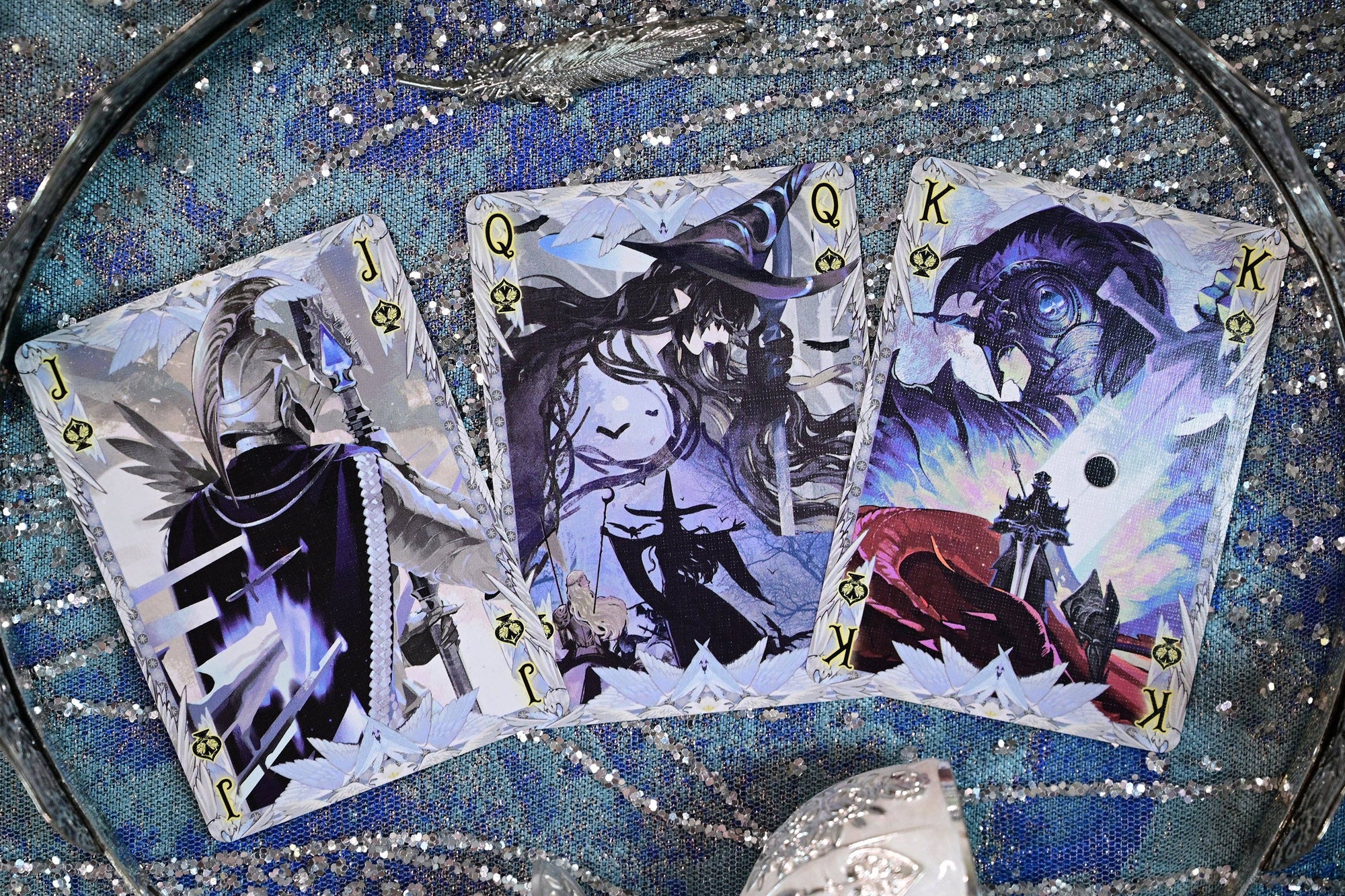 King Arthur Playing Cards V2: Excalibur: Silver Fairyland (Standard)