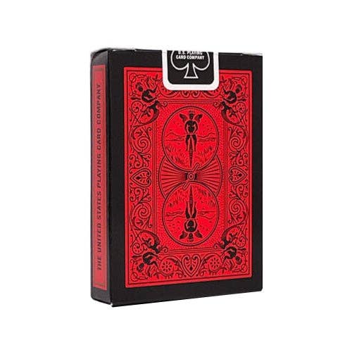 Bicycle Rider Back Reverse (Red) Cards Deck
